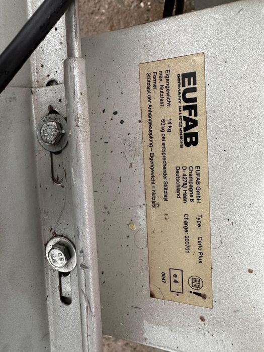 Suport 2 biciclete pt cârlig rabatabil 13 pini