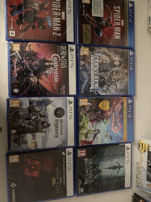 Vand 8 jocuri ps4&ps5 Noi sigilate