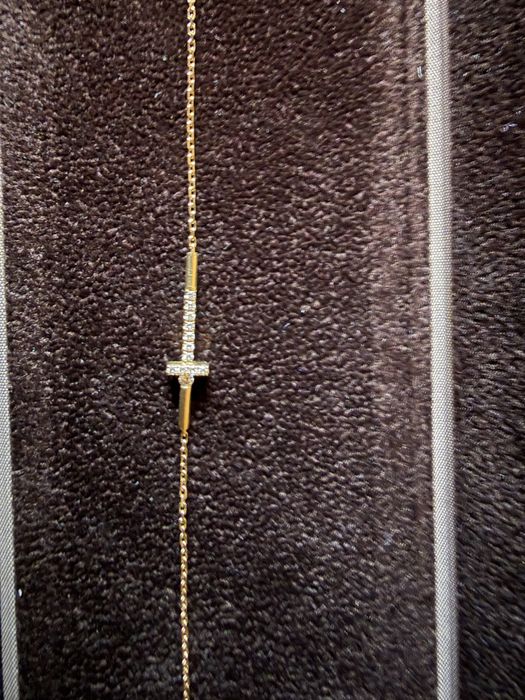 Bratara din aur galben cu diamante de 0,09 ct 18K