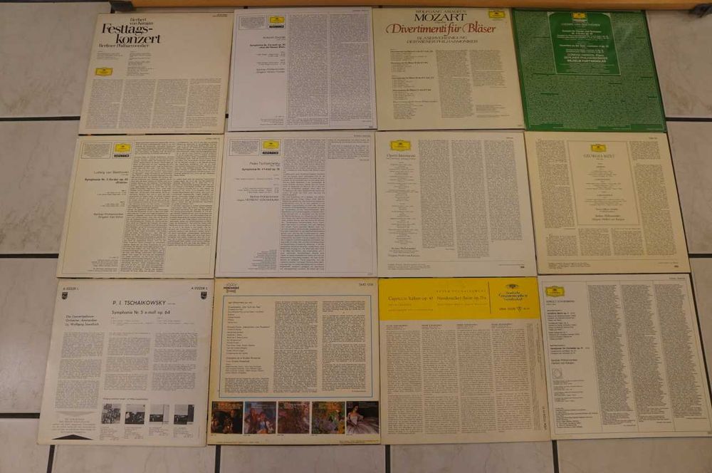 37 грамофонни плочи класика EMI, DECCA,PHILIPS