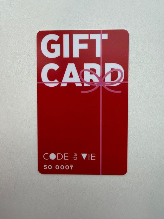 Продаю сертификат от Code de vie