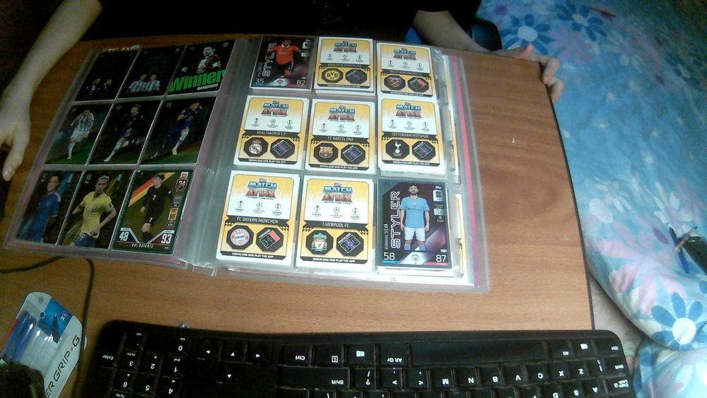 Colectie cartonase fotbal Topps si Match Attax,sezonul 22/23 si 23/24