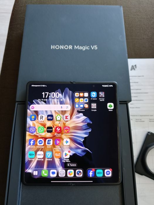 Honor Magic V5 16/512 отличен с гаранция