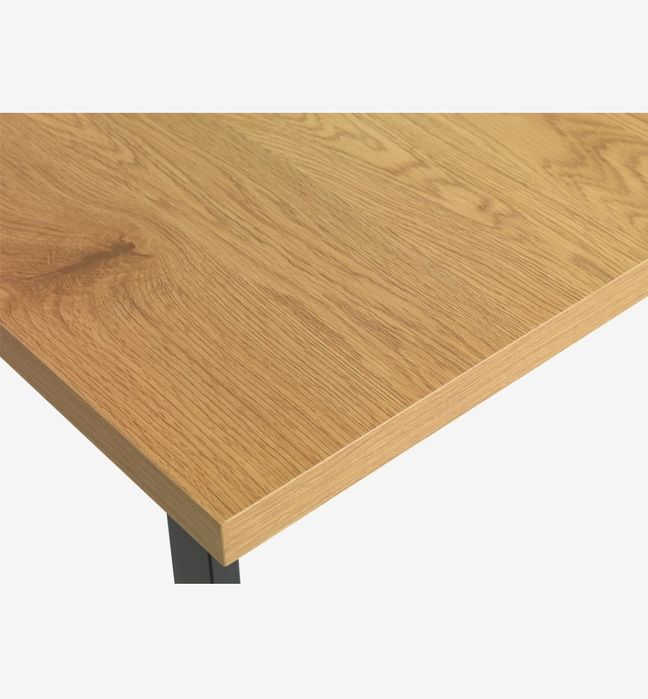 Masa 80x120 stejar cald/negru