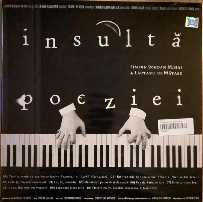 Album Simion Bogdan Mihai și Lăutarii de Mătase - Insultă poeziei