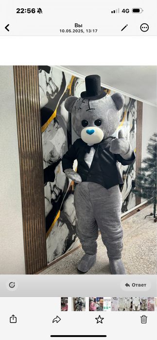 Мишки  костюмы  в аренду