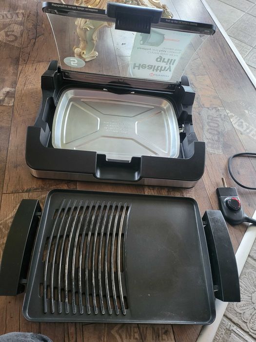 Скара комбинирана с плоча и ребра Ronson 2200w