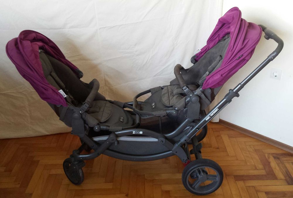 Количка за близнаци или породени деца ABC DESIGN ZOOM