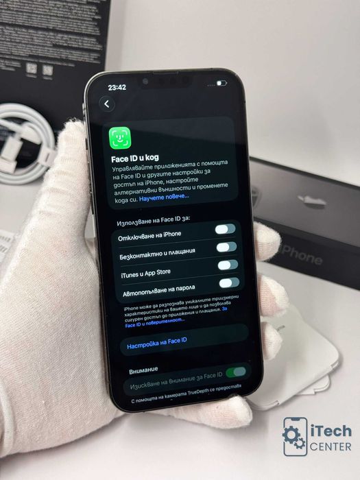 iPhone 13 Pro MAX, 256GB, Black, 100% батерия, КАТО НОВ, ГАРАНЦИЯ!