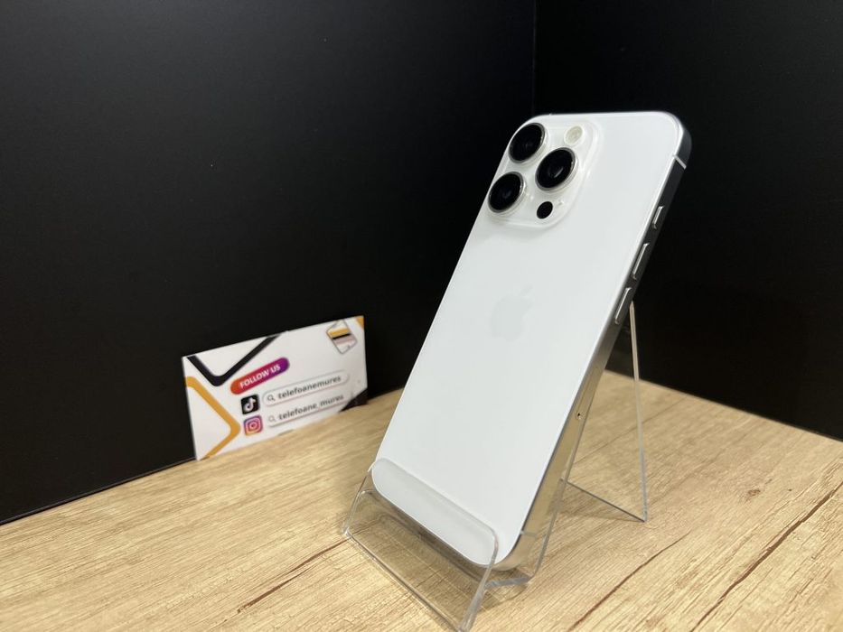 Iphone 16 Pro 128Gb White Titanium Second-Hand Foarte Bun 3 ani garanț