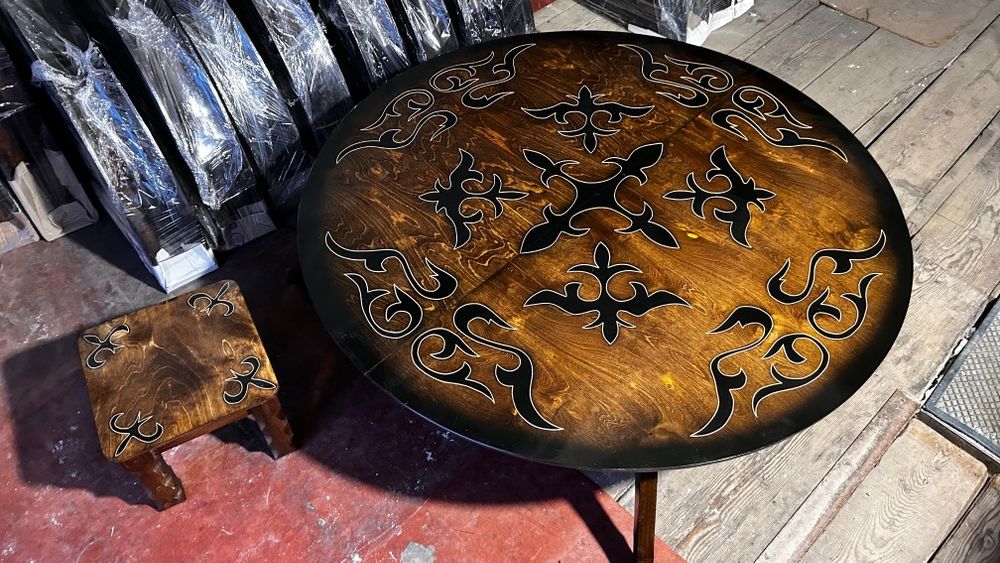 Дастахан Стол складной круглый