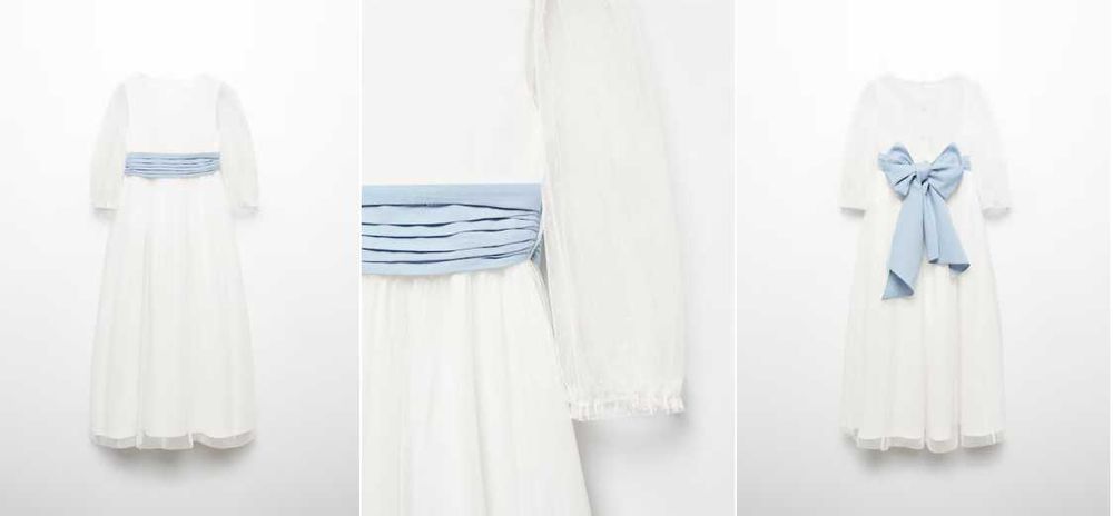 MANGO KIDS - Плюмет рокля за момичета