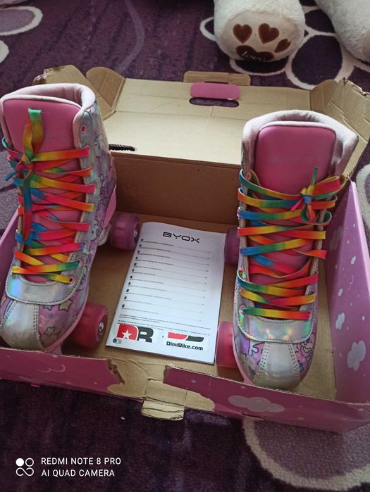 Розови кънки BYOX
