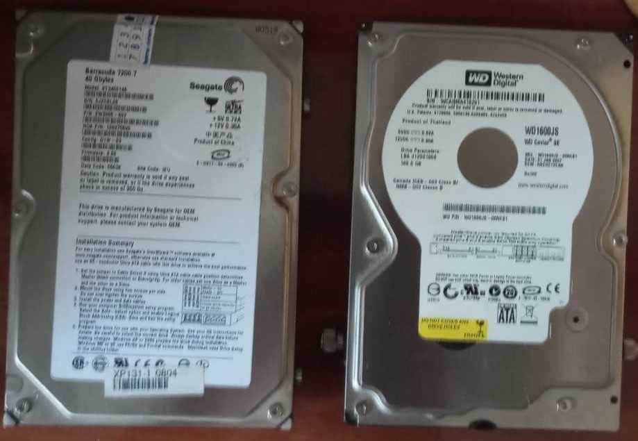 Hard disk 160 Gb și alte componente pt PC