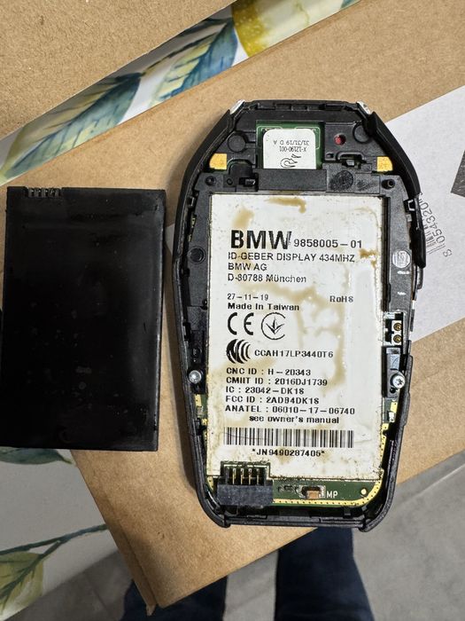 Display cheie smart Bmw OE reparatii contact cu apa
