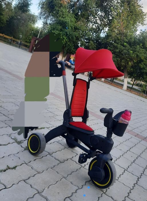 Трехколесный складной велосипед