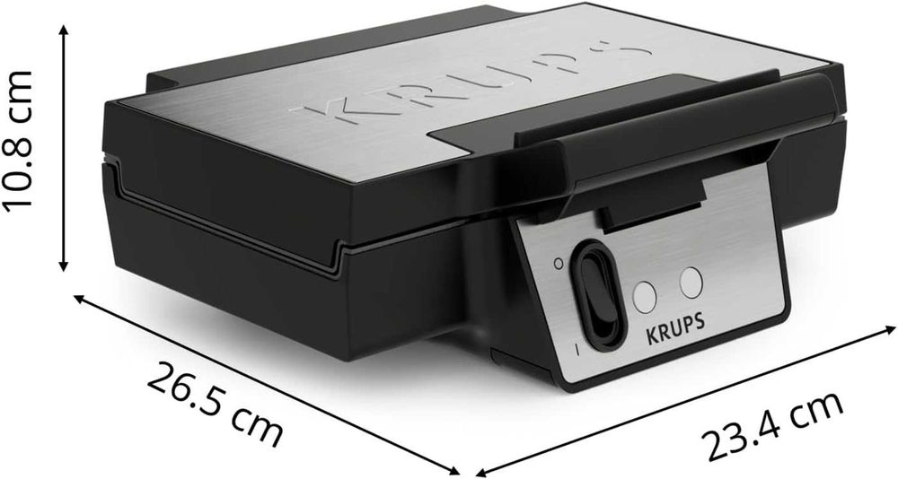 Гофретник Krups FDK 261, 850W, Неръждаема Стомана