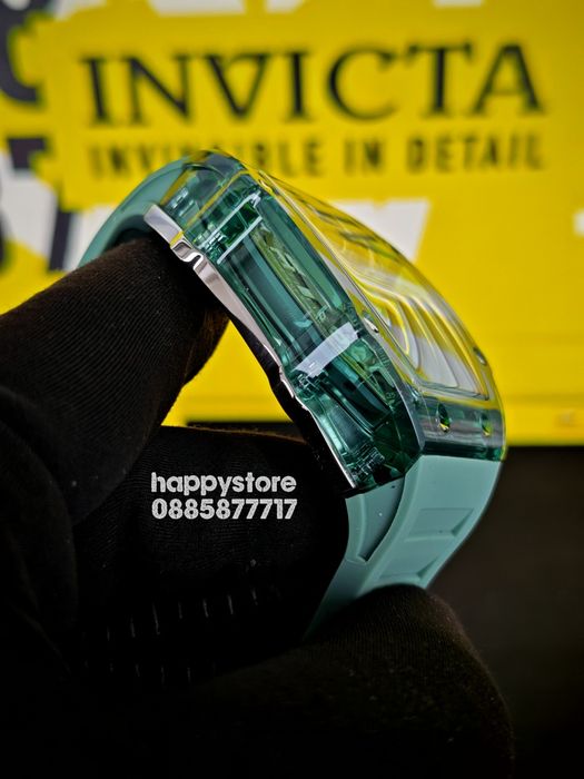 INVICTA Cyclone green 49 mm, Инвикта нов ръчен часовник