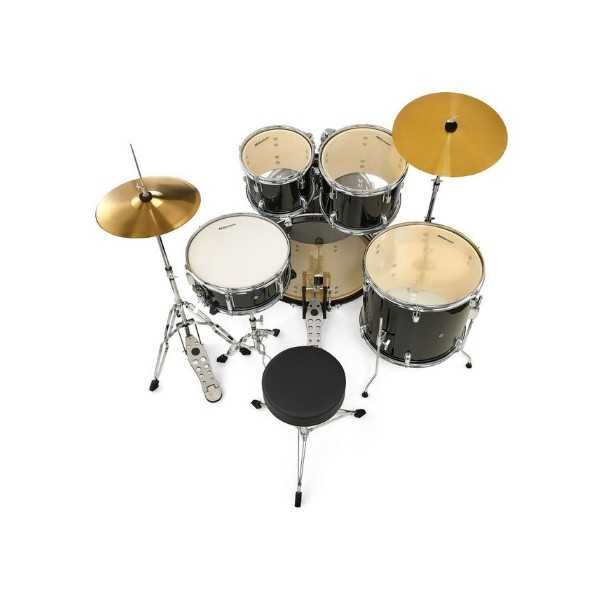 Set de tobe acustice Millenium Focus 22 Drum Set Black sau Red