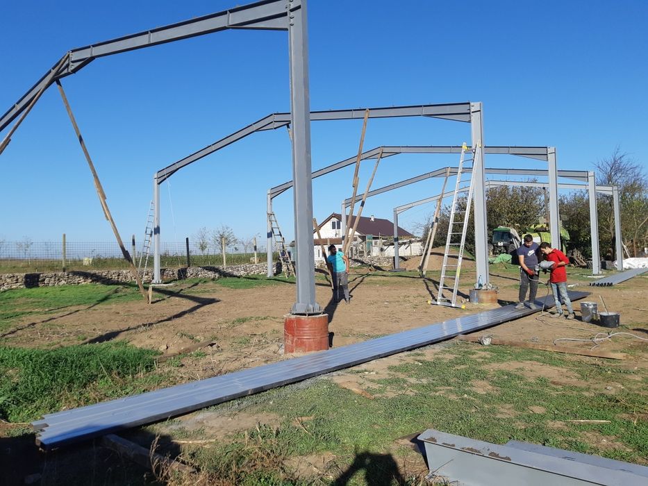 Vand hală 10x20 confecționată din euro profile IPE Facem si alte dimen