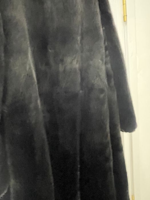 Шуба норка длинная цельная