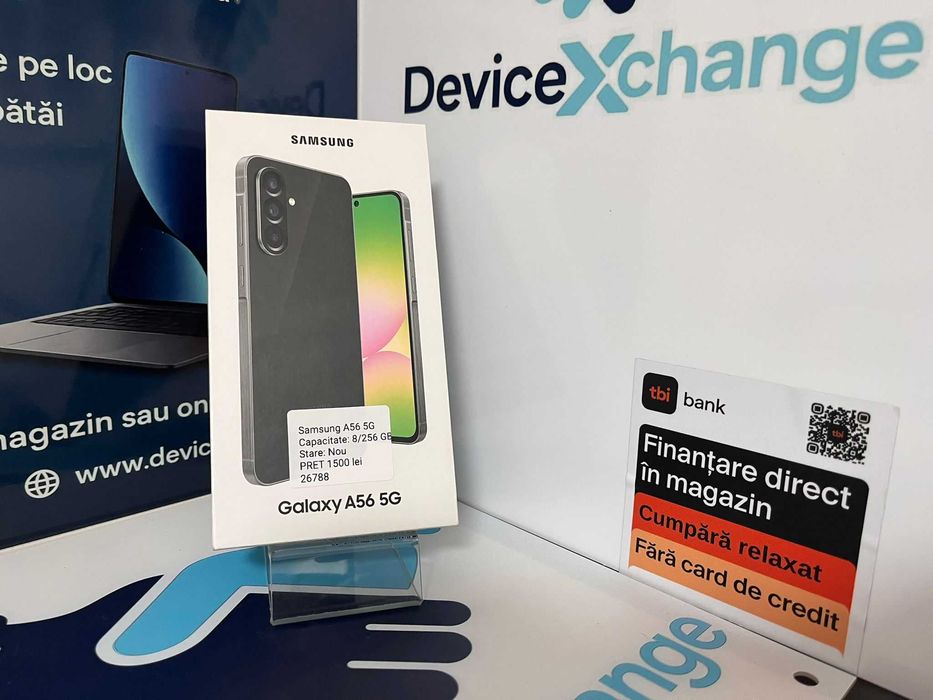 Samsung A56 5G 8/256 GB Nou * Garantie *Buy Back * deviceXchange