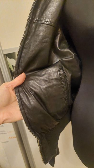 Кожаная куртка/безрукавка