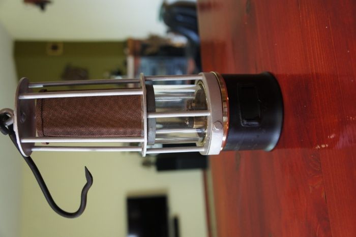 Много стара немска петролна миньорска лампа