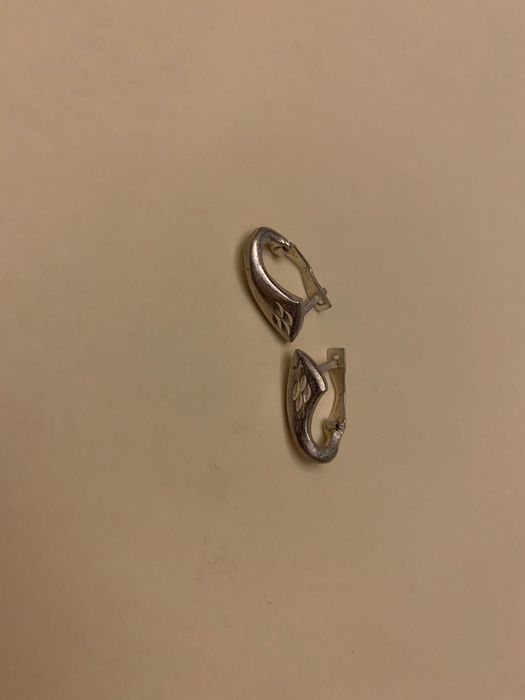 Серьги новые серебро