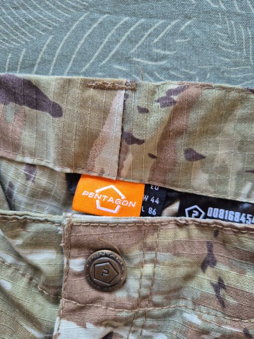 Чисто нов камуфлажен панталон Pentagon BDU Pants 2.0 RipStop Pentacamo