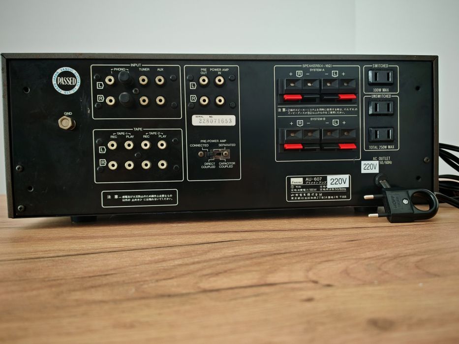 SANSUI AU-607 Amplificator audio