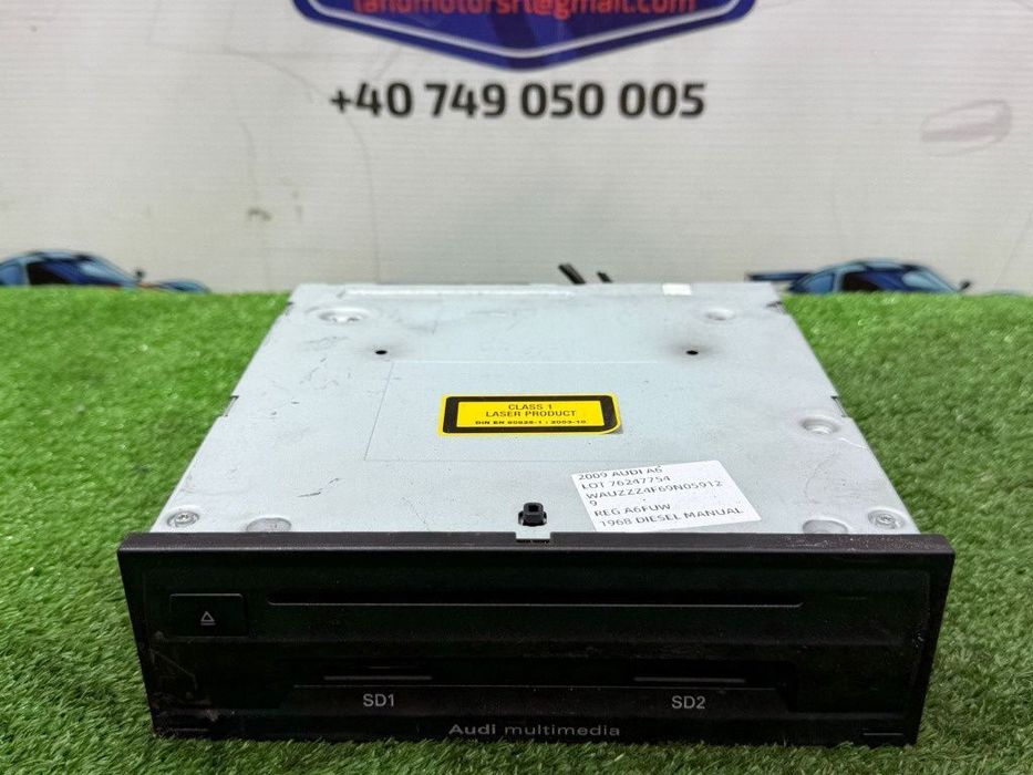 Radio cd multimedia mmi 3g 2009 audi a6 e se sedan 2.0 diesel cod oem 4e0035652ex 4e0035652c