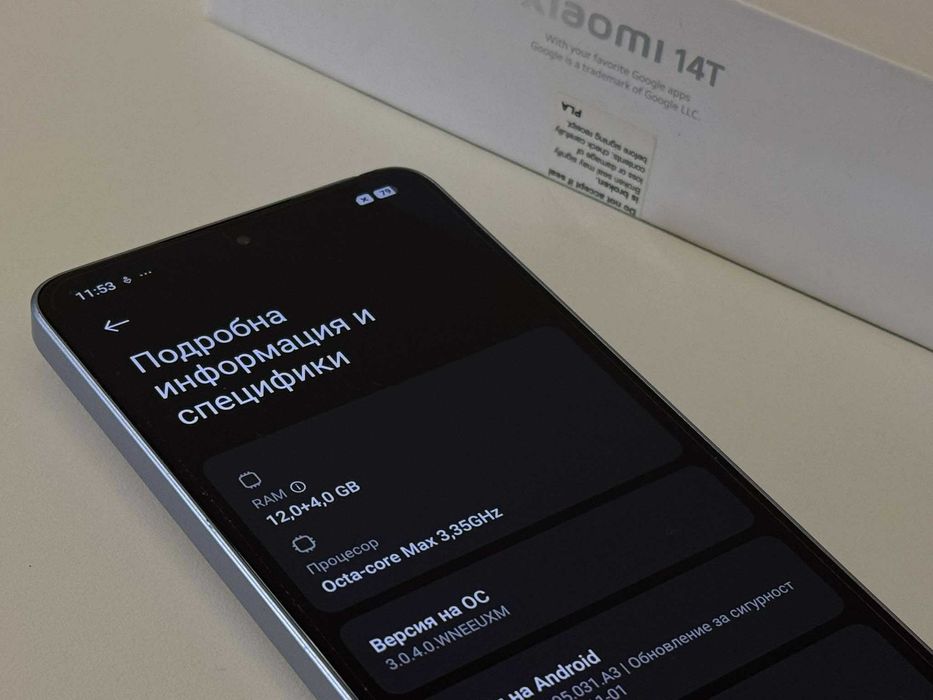 Бартер! Xiaomi 14T Titan Blue (Син) 12GB Ram