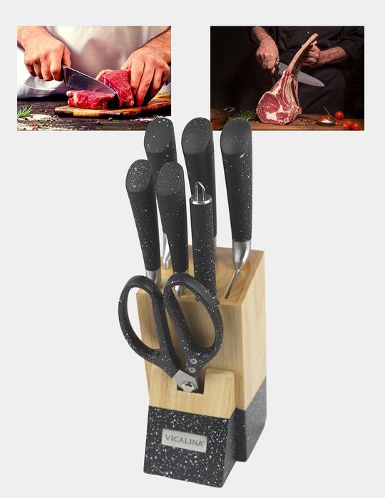 Набор Ножей  "VIKALINA" 8 Предметов Новый