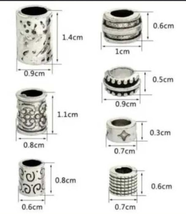 beads Inel barba par rune viking pentru celtic beard bead