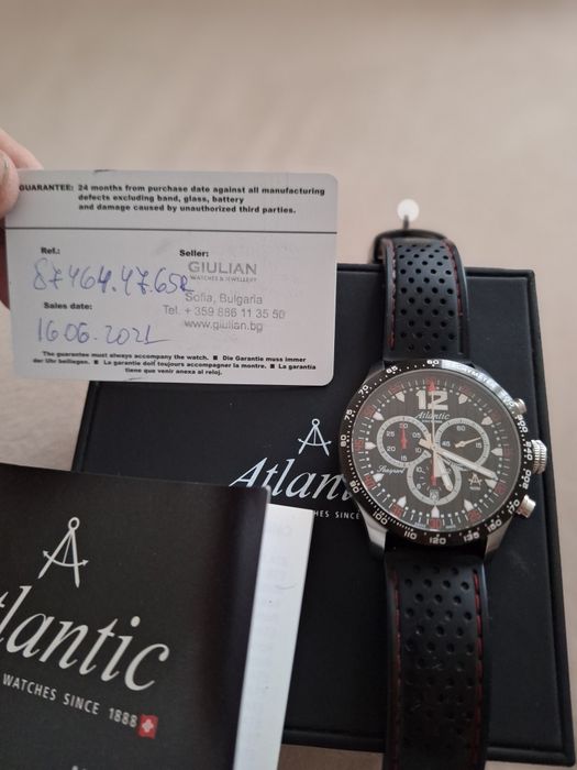 Atlantic  Sport Chronograph Отличен