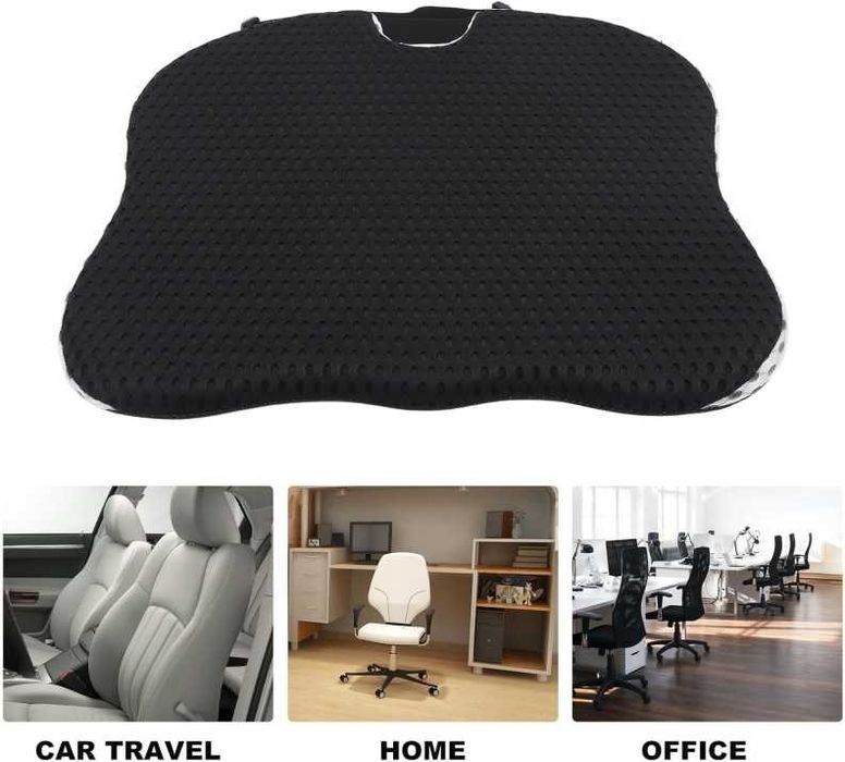 Ергономична седалка с мемори пяна и 3D мрежа – за офис, дом, автомобил