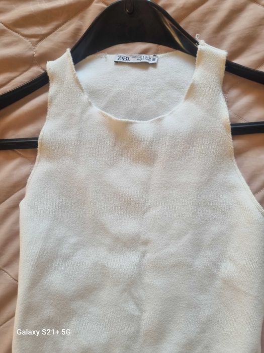 Рокля Zara-дълга бяла