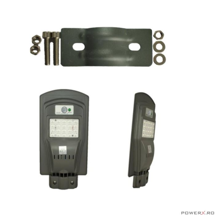 Lampa, proiector 20w, cu incarcare solara, cu lupa, 1000lm