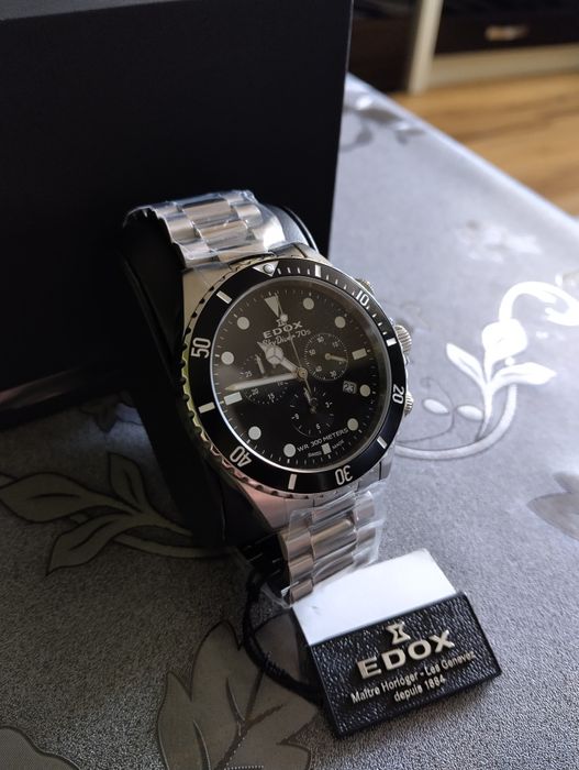 EDOX SkyDiver Chronograph мъжки часовник Едокс