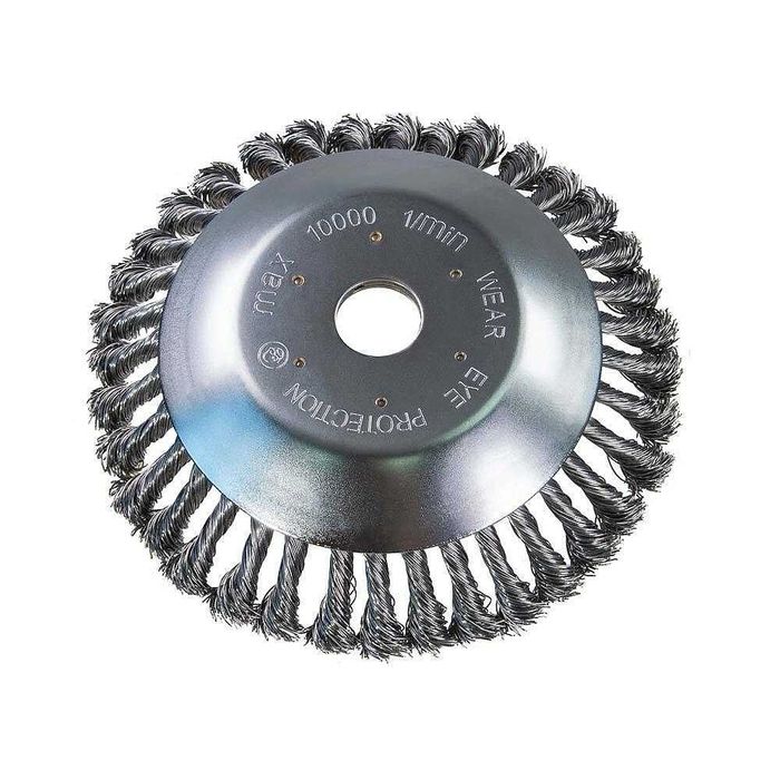 Телена четка за храсторез, Стоманена четка за тример, моторна коса