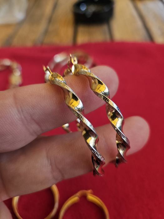 Bijuterii aur 14k (585) lant aur ,cercei 400 lei/ gr pret fixx!!