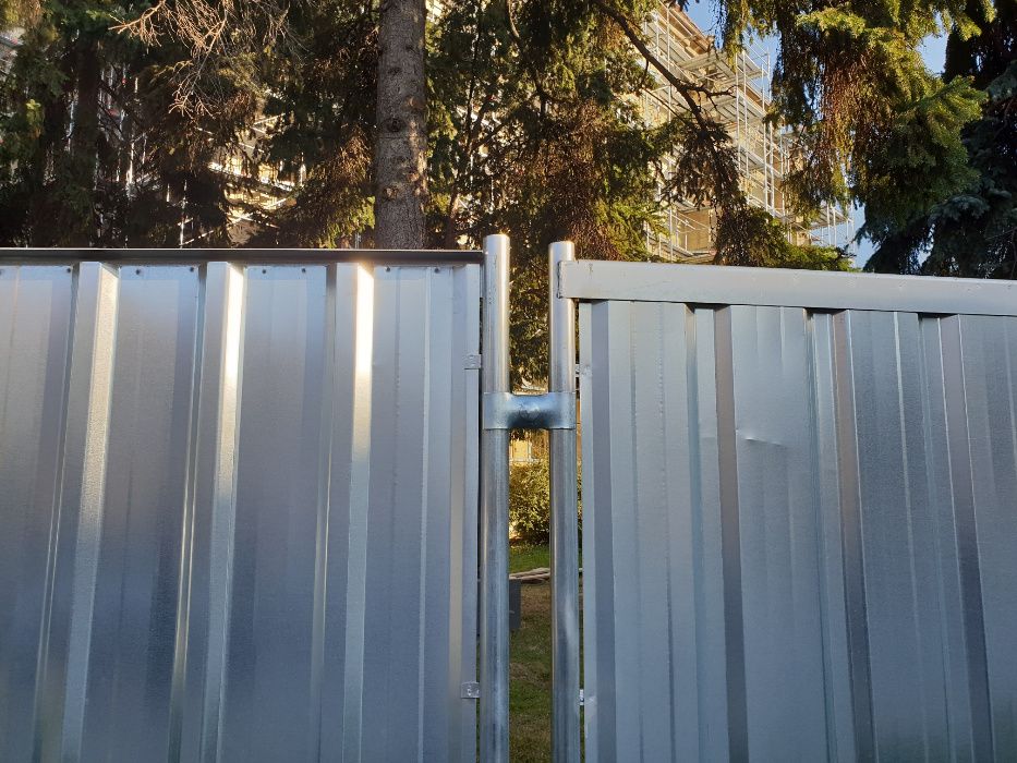 Gard mobil opac delimitare organizare de santier, garduri santier