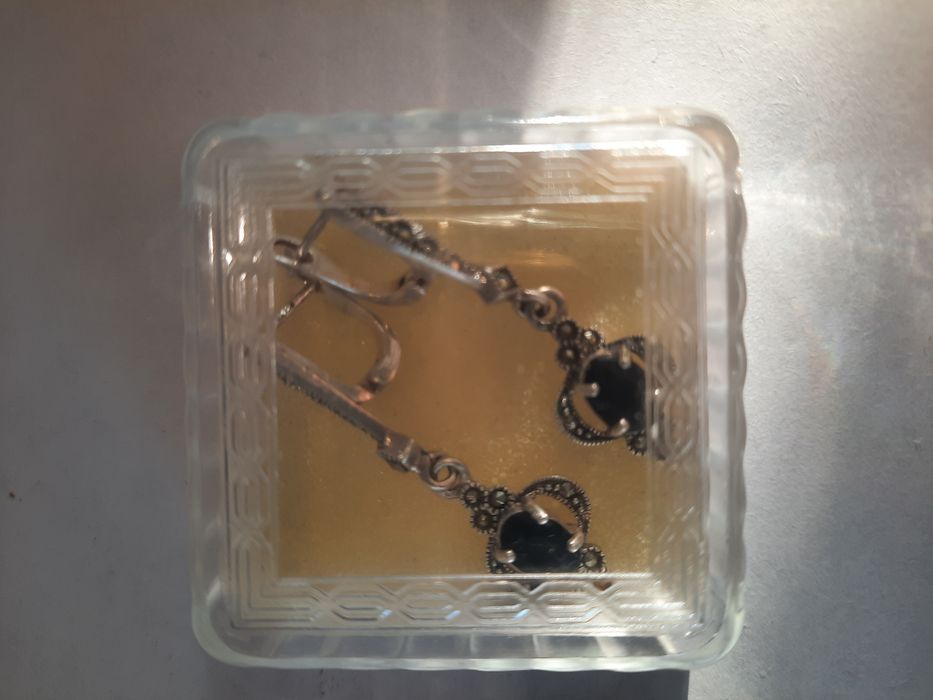 Авторски сребърни обици