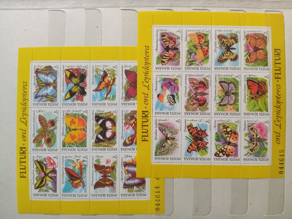 Clasor timbre România 1990-1994 - Toate NOI (MNH), 24 pagini