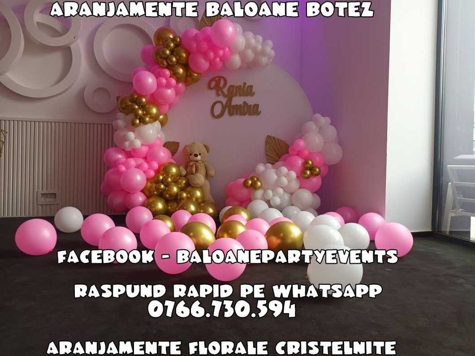Photocorner botez/majorat/aniversare/cununie Arcada de baloane