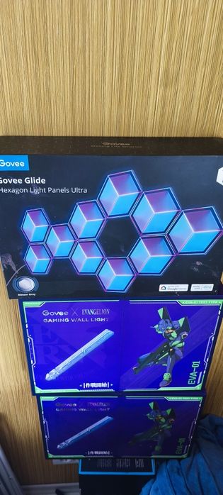 Govee Light Panels 10 Hexagoane ambientale
