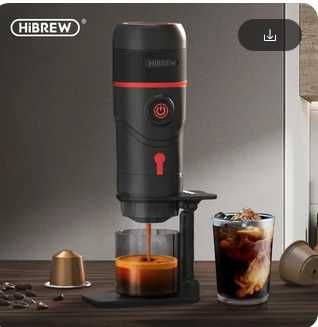 3в1 преносима кафемашина с адаптер и калъф HiBREW H4 15bar, 80W, 60ml