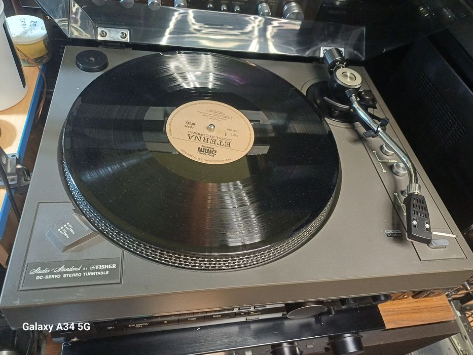 Fisher Mt-6211 belt drive pick-up dc-servo stereo ca siTechnics