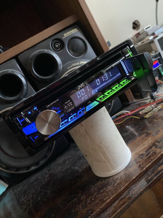 JVC KD-R961BT- НАЙ ВИСОК КЛАС 4.8V!! -USB Bluetooth CD mp3 плеър за кола авто радио сд